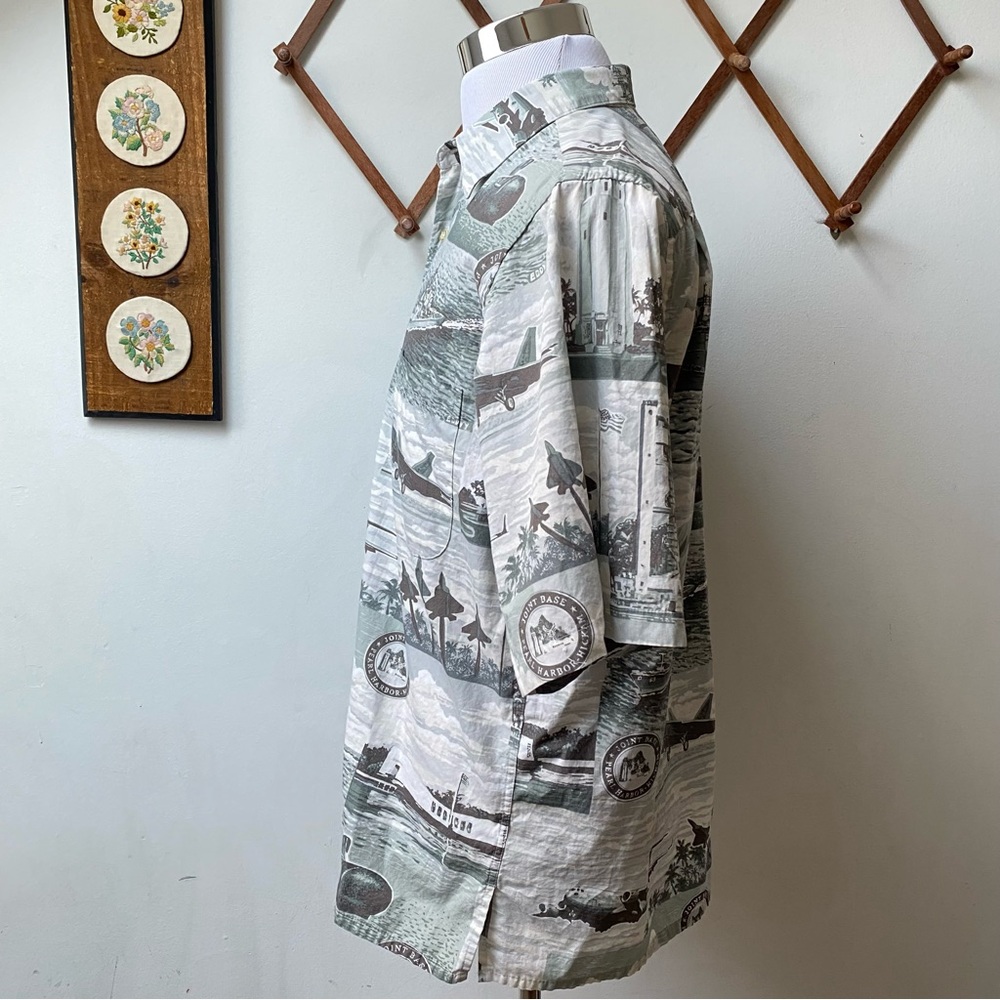 Vintage Reyn Spooner Pearl Harbor Hawaiian Shirt - Picture 7 of 15